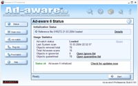 Ad-aware Hauptschirm